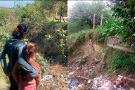 Vecinas exigen soluciones a desmoronamientos en calle Galán al final