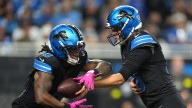 Jahmyr Gibbs has 217 total yards, two TDs as Lions lead 21