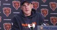 Dennis Allen gets emotional after Bears win over Saints