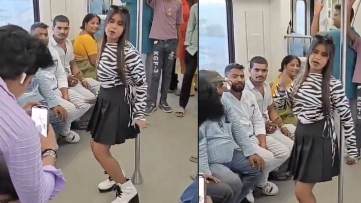 'Kaise Thumka Laga Rahi Hai!': Young Girl Performs Pole Dance Inside Newly