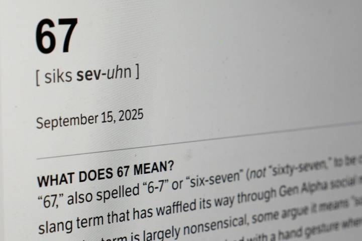 Dictionary.com’s word of the year is ‘6-7.’ But is it even a word  and what does it mean?