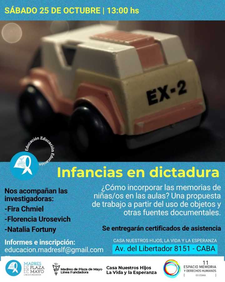 Interesante propuesta del Equipo de Educación de la Muestra Permanente de Madres de Plaza de Mayo