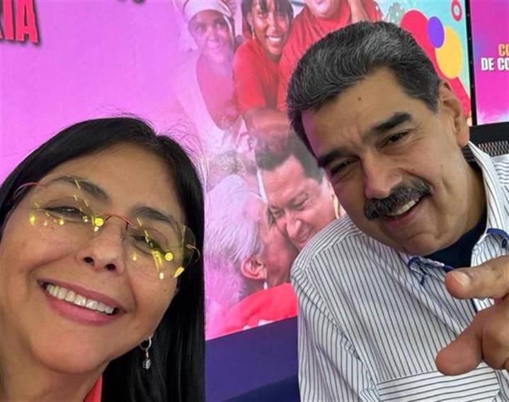 Vicepresidenta de Venezuela desmintió supuesta trama contra Maduro