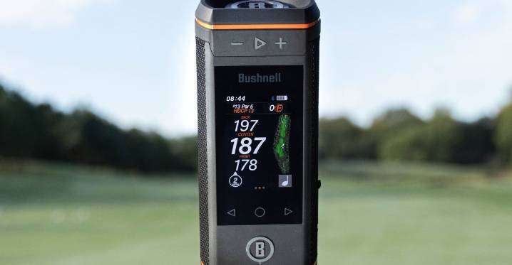 Bushnell’s new Bluetooth speaker has a touchscreen and golf caddy ambitions