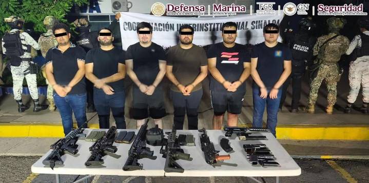 Un fallecido y seis detenidos tras enfrentamiento con célula del Cártel de Sinaloa