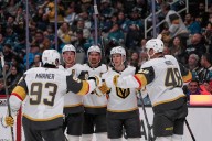 Golden Knights get lucky bounces, beat San Jose Sharks in overtime