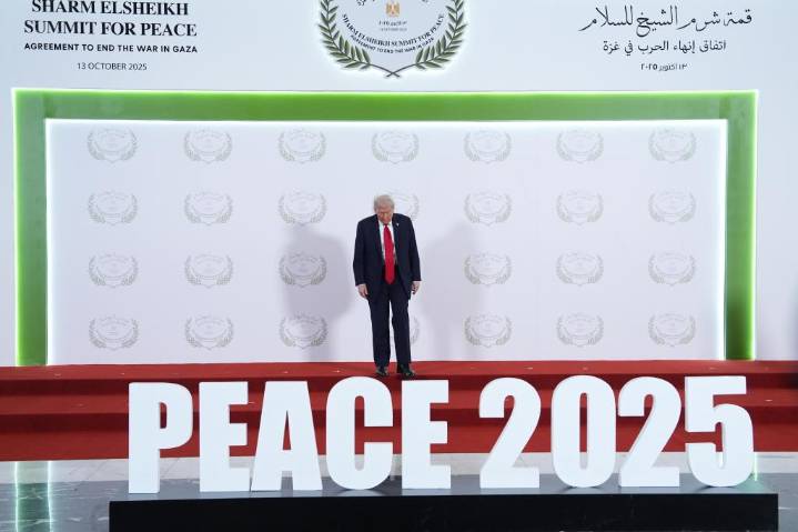 Trump will urge leaders at Egypt summit to put ‘the old feuds’ to rest and seize momentum for peace
