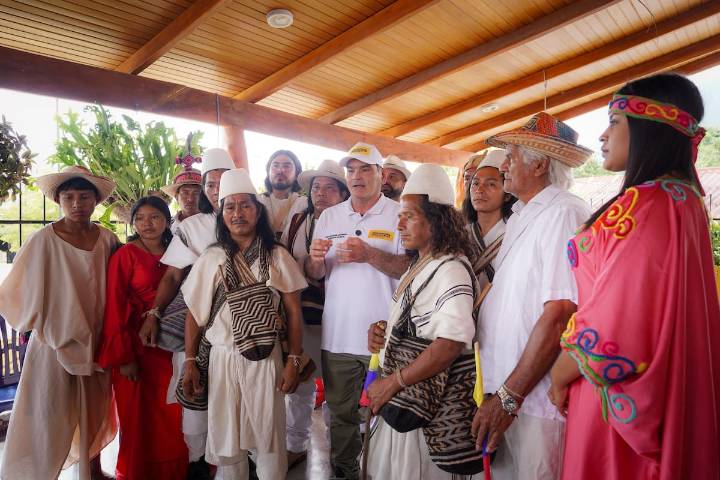 Procurador Eljach visita la Sierra Nevada y anuncia estrategias para defender pueblos indígenas