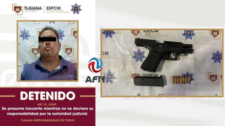 Detienen a un hombre armado, llevada a una persona contra su voluntad