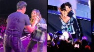 Fan poblana cumple el sueño de miles: baila con Chayanne en pleno concierto