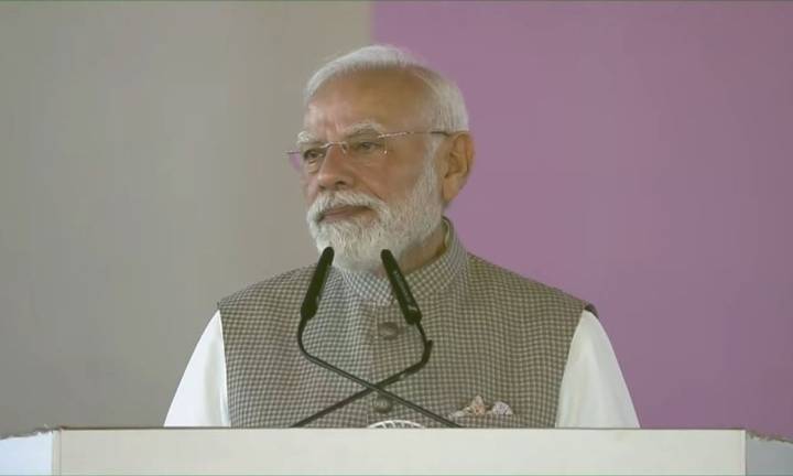 Navi Mumbai airport glimpse of Viksit Bharat, lotus-like facility to bloom into mega hub: PM