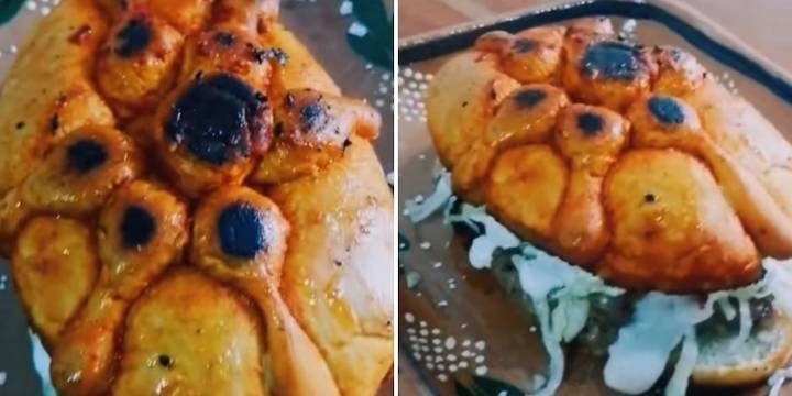 Unen al pan de muerto y al pambazo para crear el ‘pambamuerto’, nueva sensación gastronómica por el Día de Muertos
