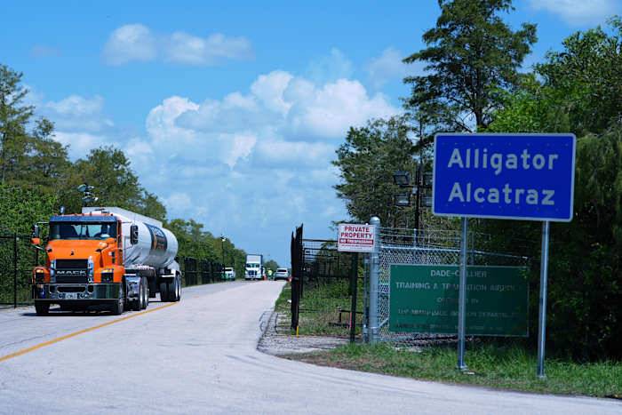 Feds reimburse Florida $608 million for 'Alligator Alcatraz' costs