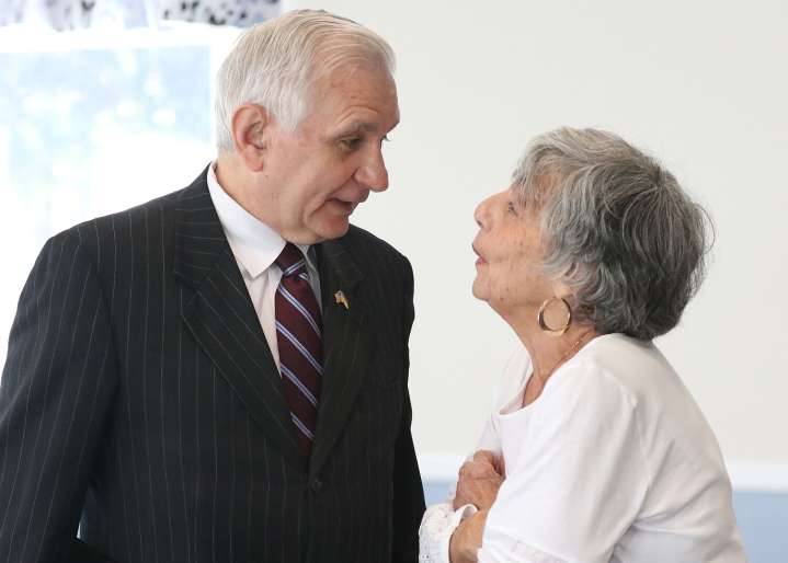 Seniors rub elbows with senators
