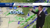Warm Sunday afternoon followed by a big cool down and storm chances