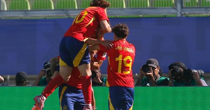 España avanza a cuartos con gol de Pablo García ante Ucrania