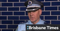 Police address the media after a shooting in north