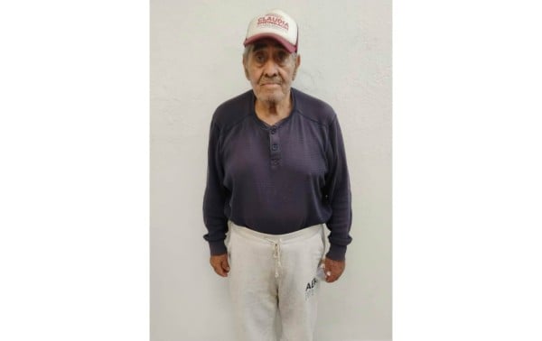 Buscan a los familiares de Leopoldo Sáenz Rascón de 94 años