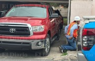 Camioneta choca y causa fuga de gas en Las Granjas