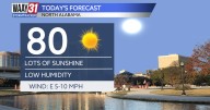 Gradual warm up heading into the next week