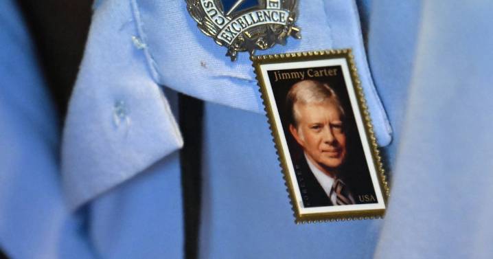 On Jimmy Carter’s 101st birthday, a ‘forever’ stamp and a worm in a jar