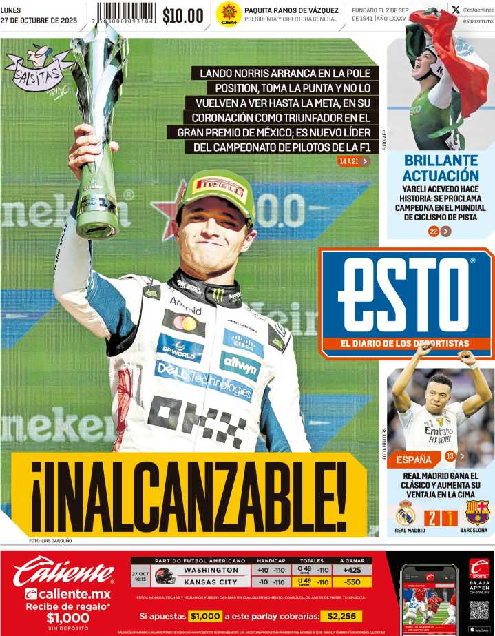 ESTO 27 de octubre del 2025