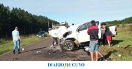 Dos camionetas chocaron de frente en Ruta Nacional 12: murieron cuatro personas