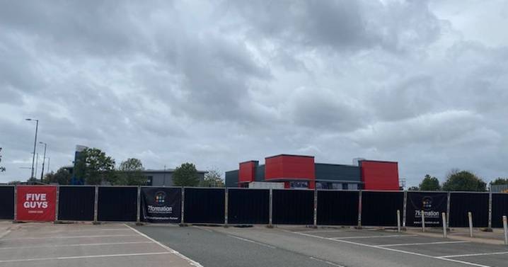 Update on new Coventry Five Guys and Popeyes drive