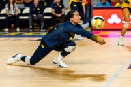 Michigan smothered by No. 1 Nebraska in straight set loss, 3