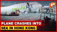 2 Dead After Cargo Plane Skids Off Runway Into Sea In Hong Kong