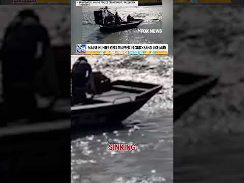 WATCH: Hunter trapped in MUD