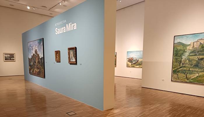 El Museo de Bellas Artes de Murcia acoge una retrospectiva de Saura Mira que recorre ocho décadas de creación artística