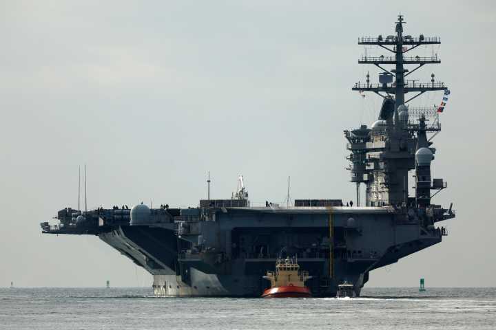 Navy helicopter, fighter jet both go down in South China Sea: Navy