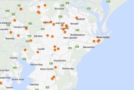 Newcastle's trick-or-treat trail