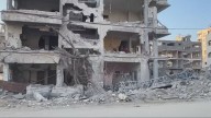 Calles convertidas en ruinas, polvo y ceniza: la imagen de la destrucción en Gaza desde un vehículo