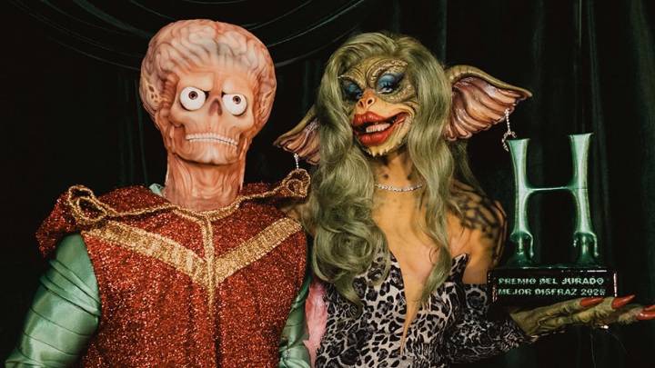 Espectacular fiesta de Halloween de Sensillo con S, con Oriana, Jorge González, concursantes de 'OT' y una irreconocible Alaska Nebraska