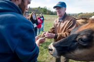 Sen. Peter Welch meets drought impacted farmers as Vermont awaits statewide federal disaster designation