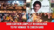 5000 Earthen Lamps Lit in Kokrajhar to Pay Homage to Zubeen Garg