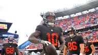 Quinshon Judkins runs for three TDs, Browns blow out Dolphins 31