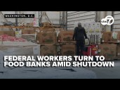 Federal employees seek help from relief programs amid shutdown