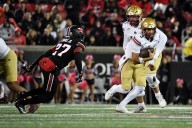 No. 19 Louisville holds off Boston College football