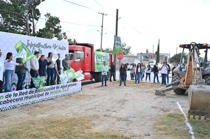 Gallardo impulsa obras hidráulicas en Venado, Moctezuma y Villa Hidalgo