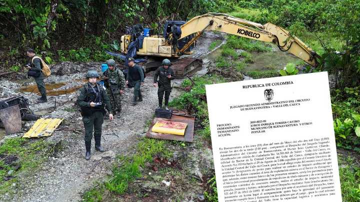 Sigue sin respirar el río Dagua: daño por cuenta de la minería ilegal se extiende al corregimiento de Cisneros