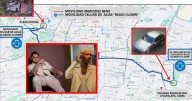 De Polanco a Iztapalapa: ruta y fotos del Mercedes Benz donde iba B-King y Regio Clown antes de ser asesinados