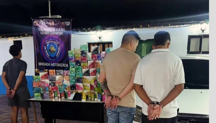 Policía de Carabobo desmantela red de contrabando de VAPER en Valencia