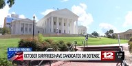 October surprises have candidates on defense