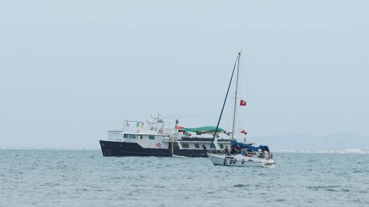 Sigue en directo el avance de la flotilla en Gaza: la misión humanitaria entra en "zona de riesgo"