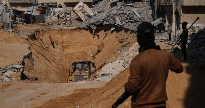 Israel strikes Gaza in first major test of ceasefire