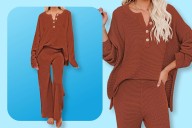 This ‘Cozy’ Waffle-Knit Lounge Set Is Now Just $34 at Amazon