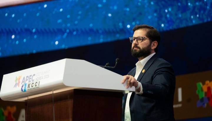 Presidente Boric en Cumbre APEC: "Desde Chile decimos con firmeza no a la guerra"